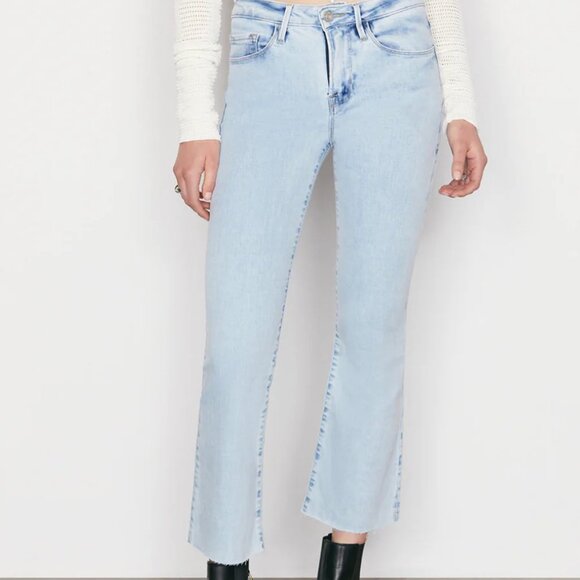 NWT: Frame Le Crop Mini boot Jeans, Atwood Size 30